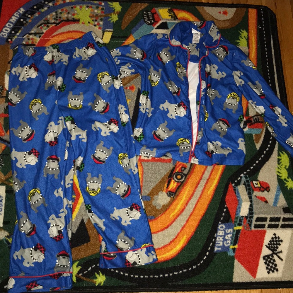 Boys bulldog pajamas